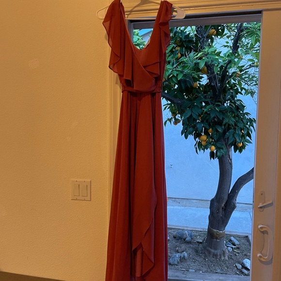 Katya Rosewood Ruffle Maxi Dress - Baltic born Small - Picture 6 of 7